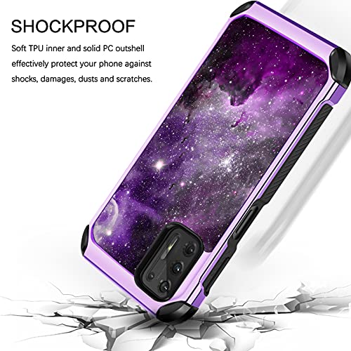 BENTOBEN Compatible with Moto G Stylus 2021 Case 4G, Slim Fit Glow in The Dark Shockproof Dual Layer Hybrid Hard PC Soft TPU Bumper Drop Protection Girl Women Covers,Nebula/Space | The Storepaperoomates Retail Market - Fast Affordable Shopping
