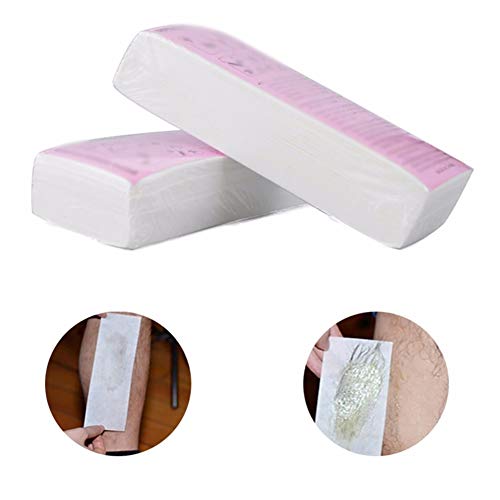 UUYYEO 200 Pcs Non Woven Epilating Wax Strips Body Facial Hair Removal Waxing Strips for Women Men | The Storepaperoomates Retail Market - Fast Affordable Shopping