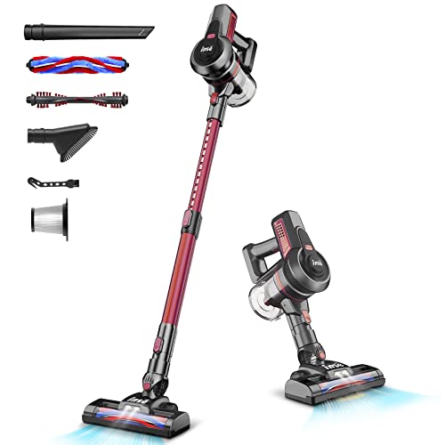 INSE Cordless Vacuum Cleaner, 12KPa Powerful Vacuum Cleaner with 160W Motor, 4-in-1 Cordless Stick Vacuum, Rechargeable Handheld Vacuum Cleaner for Home Hard Floor Carpet Pet Hair-N6S | The Storepaperoomates Retail Market - Fast Affordable Shopping