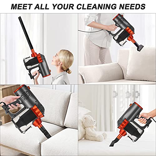 Farsaw Stick Vacuum Cleaner 18KPa Powerful Suction, 1.5L High-Capacity HEPA Filter, 4 in 1 Corded Handheld Vac for Hard Floor Carpet Pet Hair (18000PA) | The Storepaperoomates Retail Market - Fast Affordable Shopping
