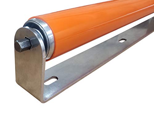 Polyurethane Coated Roller with Bracket, 21″ Between Frame, 1.9″ Diameter Roller | The Storepaperoomates Retail Market - Fast Affordable Shopping