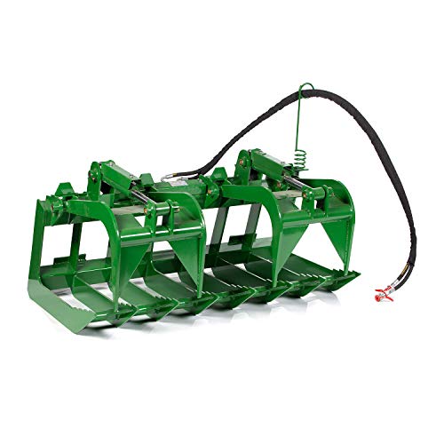 Titan Attachments 60in Root Grapple Bucket Attachment Fits John Deere Loaders, Hook and Pin Connection | The Storepaperoomates Retail Market - Fast Affordable Shopping