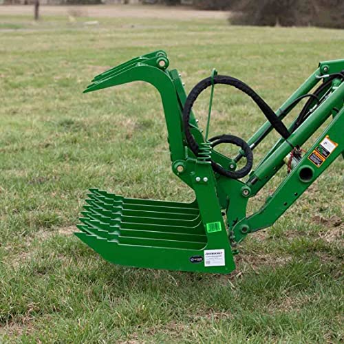 Titan Attachments 60in Root Grapple Bucket Attachment Fits John Deere Loaders, Hook and Pin Connection | The Storepaperoomates Retail Market - Fast Affordable Shopping