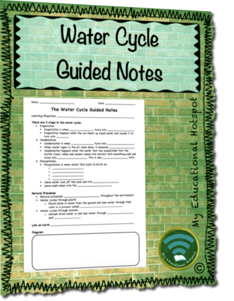 Water Cycle Guided Notes