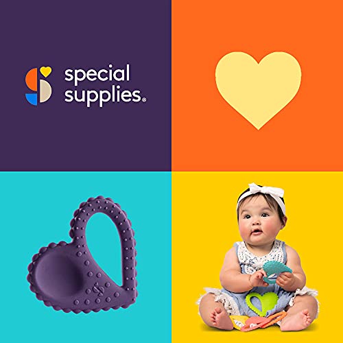 Special Supplies Teether Heart Spoon Oral Motor Therapy Tools, 3 Pack, Textured Stimulation and Sensory Input Treatment for Babies and Toddlers, BPA Free Silicone, Dual Use Spoon Plus Teether | The Storepaperoomates Retail Market - Fast Affordable Shopping