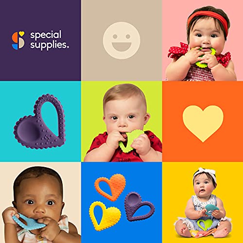 Special Supplies Teether Heart Spoon Oral Motor Therapy Tools, 3 Pack, Textured Stimulation and Sensory Input Treatment for Babies and Toddlers, BPA Free Silicone, Dual Use Spoon Plus Teether | The Storepaperoomates Retail Market - Fast Affordable Shopping