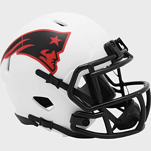New England Patriots NFL Mini Speed Football Helmet LUNAR ECLIPSE – New in Box