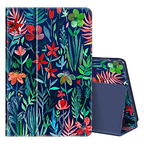 Fintie Folio Case for All-New Amazon Fire HD 10 and Fire HD 10 Plus Tablet (Only Compatible with 11th Generation 2021 Release) – Slim Fit Standing Cover with Auto Sleep/Wake, Jungle Night