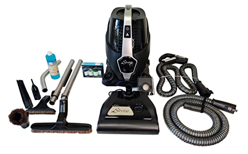 Sirena Bagless Vacuum Cleaner Black Platinum – Water Filtration Pet Vacuum with HEPA Filter and Turbo Brush – Hardwood Floor Sweeper, Air Purifier and Essential Oil Aroma Diffuser | The Storepaperoomates Retail Market - Fast Affordable Shopping