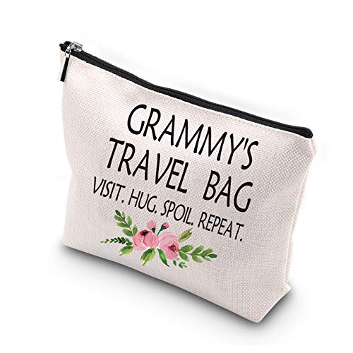 WCGXKO Mother’s Day Gift Grandma Birthday Gift Travel Gift Canvas Tote Bag for (TRAVEL bag)