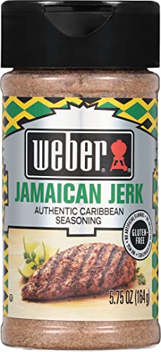 Weber Jamaican Jerk Seasoning, 5.75 Ounce Shaker (Pack of 6)