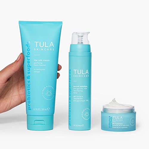 TULA Skin Care Ready-To-Go Skincare 3-Step Essentials Kit | Face Wash, Toner and Face Moisturizer to Achieve Balanced, Glowing and Hydrated Skin | The Storepaperoomates Retail Market - Fast Affordable Shopping