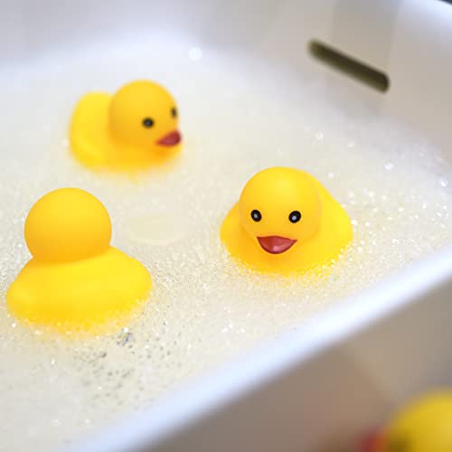 CICITOYWO Yellow Rubber Ducks, 10pcs Preschool Bath Toys Bathtub Floating Squeaky Duckies Gift for Baby Shower Infants Kids Toddler Party Decoration | The Storepaperoomates Retail Market - Fast Affordable Shopping