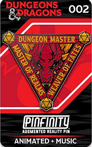 Pinfinity PFDD002 Dungeons & Dragons-Dungeon Master Augmented Reality Pin