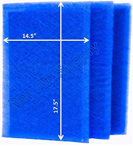 RAYAIR SUPPLY 16×20 PremierOne PureFlo P6100 Replacement Filter Pads MS-1620 (3 Pack)