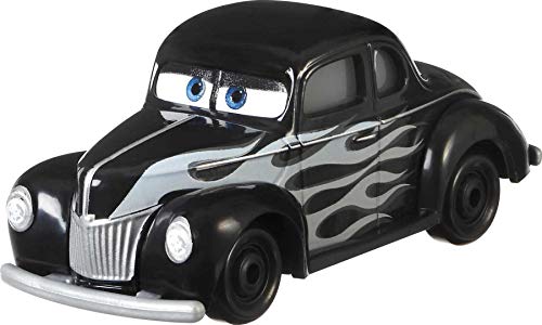 Disney Cars Toys Hot Rod Junior Moon, Miniature, Collectible Racecar Automobile Toys Based on Cars Movies, for Kids Age 3 and Older, Multicolor
