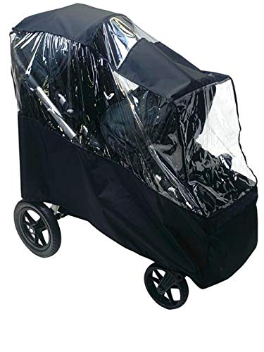 Sasha’s All Weather Shield Plus for Baby Jogger City Select Double Stroller – Double Stroller Rain Cover
