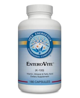 Apex Energetics EnteroVite 180ct (K-100) Represents The Latest Science in microbiota-Related Supplementation | Plays a Role in Intestinal Health and microbiota Diversity