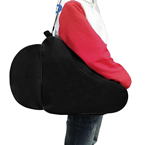 GREUS Thicken Ice Skate Bag Roller Skate Storage Bag Inline Skating Shoulder Bag Sports Skate Carrier Carry Bag Backpack Shoes Pouch Organizer for Kids Adult (Kid Size – 22” x 7.8” x 13.3”)