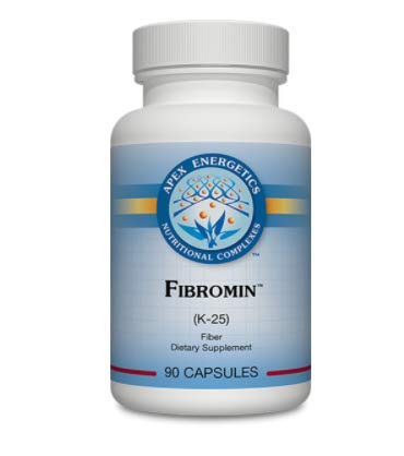 Apex Energetics Fibromin 90ct (K-25) Support The Colon, Sugar Metabolism, and lipid Metabolism with a Spectrum of insoluble and Soluble fibers