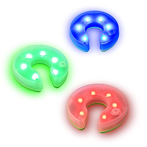 GoSports Light Up Golf Hole Lights 3 Pack – Great for Low Light Golf Play, Putting Practice, Chipping Practice and More