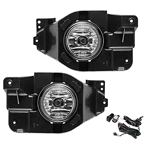 Driving Fog Lights Lamps Replacement for 2013 2014 2015 Explorer with H11 12V 55W Halogen Bulbs