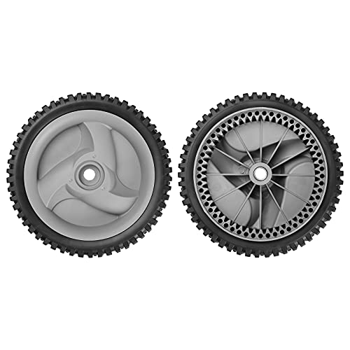 583719501 Front Drive Wheels Fit for Craftsman Mower – Front Drive Tires Wheels Fit for Craftsman & HU Front Wheel Drive Self Propelled Lawn Mower Tractor, Replace 532402657 194231X460, 2 Pack