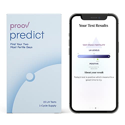 Proov PredictTM l Ovulation Test Strips to Predict The Fertile Window l 30 LH Tests