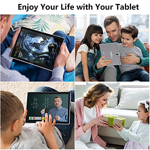 Tablet 10.1” Android 11 Tablet 2023 Latest Update 4G Phone Tablet 64GB + 4GB Storage Octa-Core Processor, 13MP Camera, Dual SIM Card Slot, 128GB Expand Support, GPS, WiFi, Bluetooth, 1080P HD (Gray) | The Storepaperoomates Retail Market - Fast Affordable Shopping