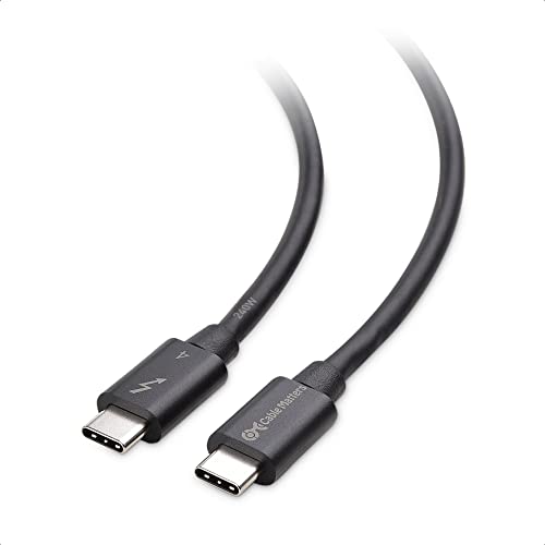 Cable Matters [Intel Certified] 40Gbps Thunderbolt 4 Cable 3.3ft with 8K Video and 240W Charging – 1m, Compatible with USB4, Thunderbolt 3 Cable and USB-C