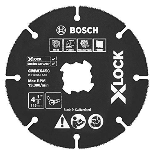 BOSCH CMWX450 4-1/2 In. X-LOCK Carbide Multi-Wheel