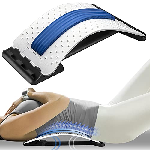 Back Cracker Lower Back Stretcher, Need Relieve Back Stretcher for Lower Back Pain Relief, Hang Upside Dowenback Stretcher, Lumbar Supports，Back cracking device，Scoliosis back massager，Spinal decompression，Up and down the back support vertebral plate