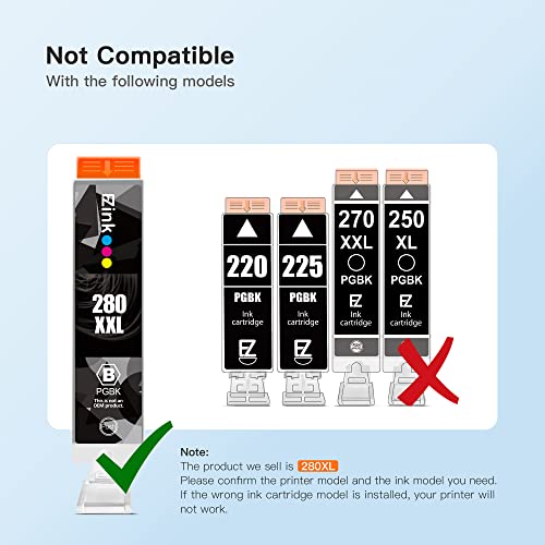E-Z Ink (TM) Compatible Ink Cartridge Replacement for Canon PGI-280XXL CLI-281XXL to use with PIXMA TR7520 TR8520 TS6120 TS6220 TS6320 TS8120 TS8220 TS9120 TS9520 TS9521C Printer (15 Pack) | The Storepaperoomates Retail Market - Fast Affordable Shopping