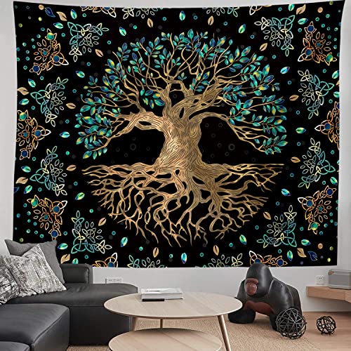 XGXL Life Tree Tapestry Wall Hanging – Bohemian Hippie Wishing Tree Tapestries Psychedelic Wall Carpet Mystic Aesthetic Wall Tapestry for Living Room Bedroom | The Storepaperoomates Retail Market - Fast Affordable Shopping