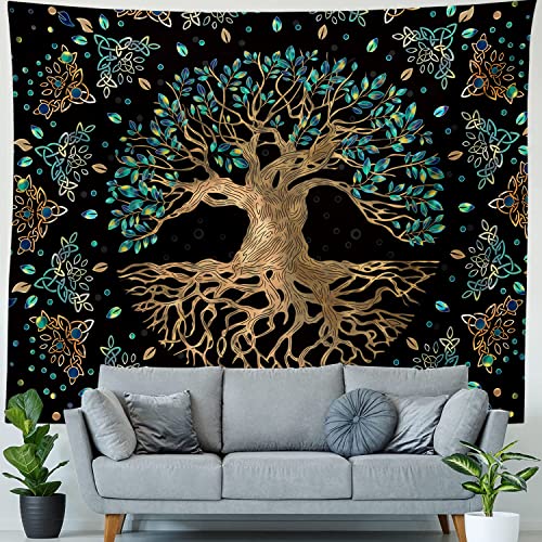 XGXL Life Tree Tapestry Wall Hanging – Bohemian Hippie Wishing Tree Tapestries Psychedelic Wall Carpet Mystic Aesthetic Wall Tapestry for Living Room Bedroom | The Storepaperoomates Retail Market - Fast Affordable Shopping