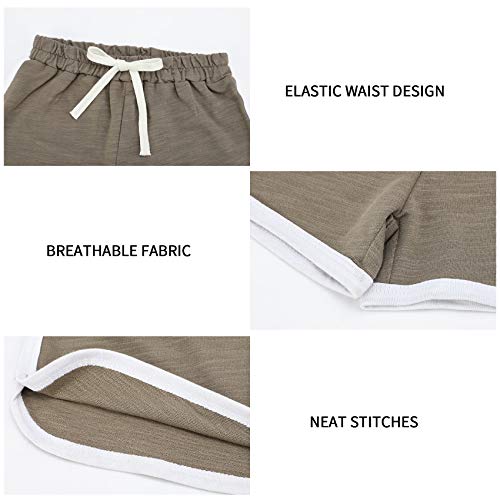 BOOPH 3 Packs Toddler Cotton Shorts for Babies Girls Boys 3-4T Color D | The Storepaperoomates Retail Market - Fast Affordable Shopping
