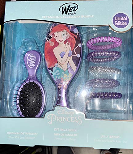 Wet Brush Disney Princess Collection Limited Edition Original Detangling Accessory Bundle Brush for All Hair Types (Ariel) | The Storepaperoomates Retail Market - Fast Affordable Shopping