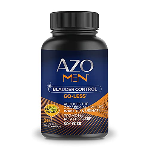 AZO Men Bladder Control, Daily Bladder Support Designed Specifically for Men Helps Maintain Healthy Bladder Control and Reduce Occasional Urgency*, Supports Prostate Health*, 30 CT