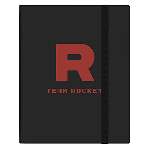 Rayvol Card Binder for Pokemon Cards, 9 Pocket 360 Trading Card Collection Binder Holder with Sleeves | Toys Gifts for 3-12 Year Old Boys Girls – Rockets