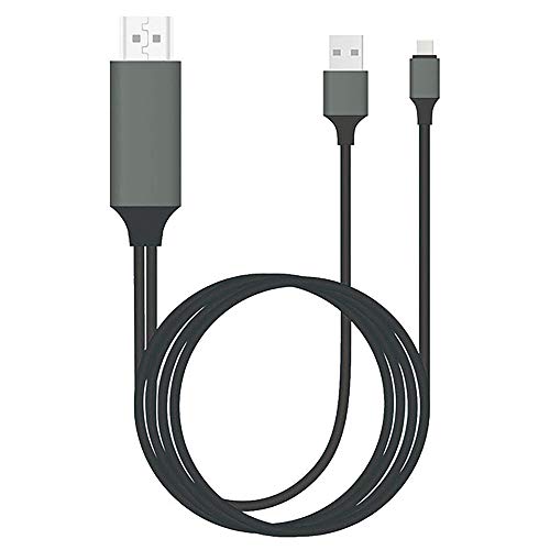 Tek Styz PRO USB-C HDMI Works for Motorola One Action at 4k with Power Port, 6ft Cable at Full 2160p@60Hz, 6Ft/2M Cable [Gray/Thunderbolt 3 Compatible]