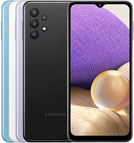 Samsung Galaxy A32 4G Volte Unlocked 128GB Quad Camera (LTE Latin/At&t/MetroPcs/Tmobile Europe) 6.4″ (Not for Verizon/Boost) International Version SM-A325M/DS (White)