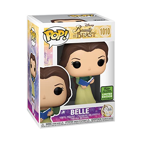 POP! Beauty and The Beast: Belle in Green Dress with Book 2021 Spring Convention Exclusive