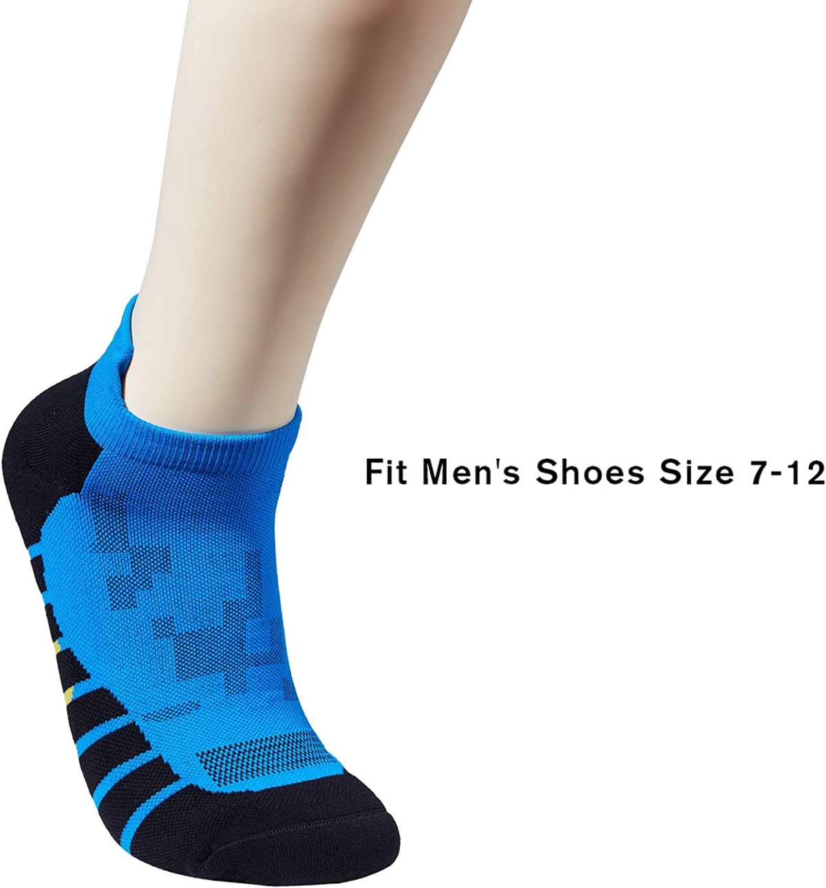 Men’s Cushioned Seamless Anti Sweat Blister Proof Odor Resist Ankle Low Cut Running Socks | The Storepaperoomates Retail Market - Fast Affordable Shopping