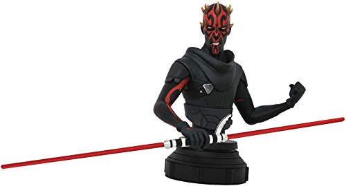 DIAMOND SELECT TOYS Star Wars Rebels: Darth Maul 1:7 Scale Bust, Multicolor, 6 inches