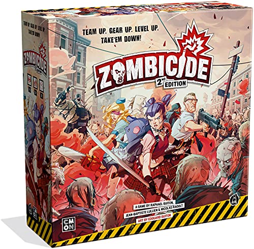 Zombicide 2nd Edition Strategy Board Game | Cooperative Game for Teens and Adults | Zombie Board Game | Ages 14+ | 1-6 Players | Avg. Playtime 1 Hour | Made by CMON