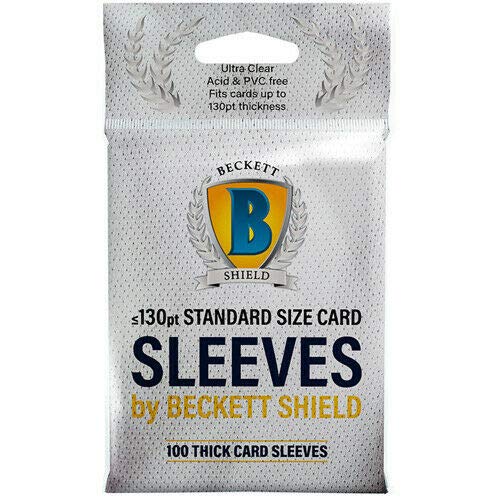Arcane Tinmen Sleeves: Beckett Shield: Thick Collectible Card Sleeves 100 CT – MGT Card Sleeves are Smooth & Tough – Compatible with Pokemon, Yugioh, & Magic The Gathering Card Sleeves