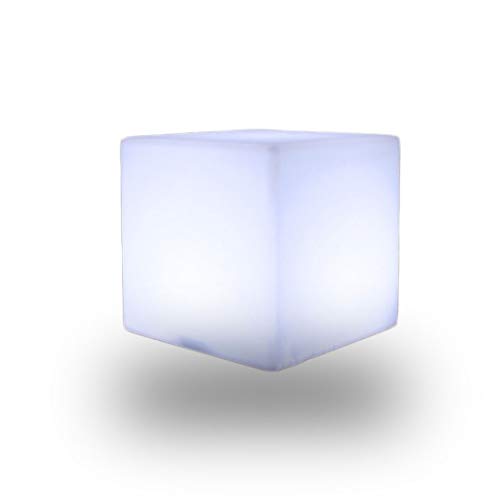 LED Stool Square Cube Luminous Led Furniture Light Chair/Table for Home/Bar/Party Decorative Lamp Outdoor New Easy Charging Module Remote Control16 RGB Color Home Garden Party Decoration