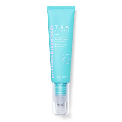 TULA Skin Care Prime of Your Life Smoothing & Firming Treatment Primer | Skincare-first treatment primer that delivers a plumped up, radiant soft focus finish |1 fl. oz.
