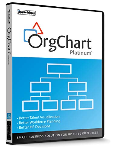 OrgChart Platinum – Create Organizational Charts for Your Small Business – for up to 50 Employees – CD/PC