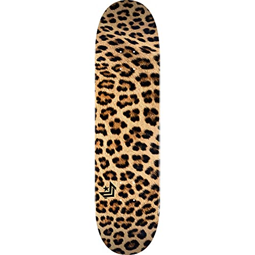 Mini-Logo Skateboard Deck, Leopard Fur, 8.0″
